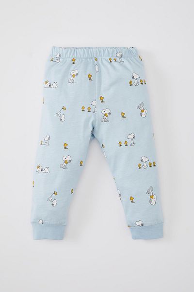 DeFacto Baby Boy Snoopy Long Sleeve Combed Cotton Pajamas Set C0725A524Sp
