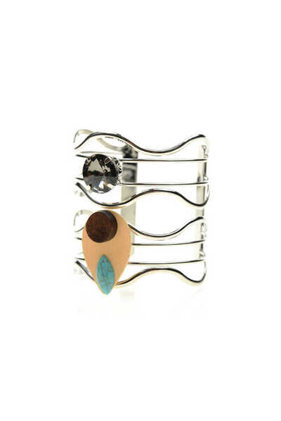 Roman Taşlı Desenli Kadın Bileklik Standart Renk Y1986313_089