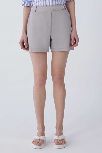 Roman Dizüstü Kadın Şort Taş Y2112623_044