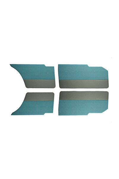 Yerli قماش تنجيد الأبواب SPTRNS M131 DOĞAN (152045) EM أزرق