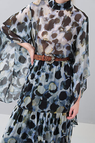 Roman %100 Deri İşleme Detaylı Kemer Taba K2582103_022