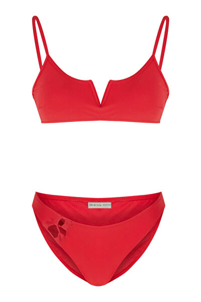 Roman Düşük Bel Bikini Takımı Kırmızı Y21MY914_006