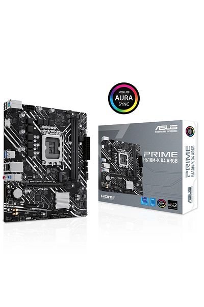 ASUS برايم H610M-K D4 ARGB DDR4 HDMI PCIE 3.0 1700P MATX