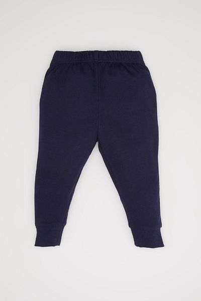DeFacto Printed Sweatshirt and Jogger Tracksuit Set for Baby Boy - Crew Neck D0720A524Wn