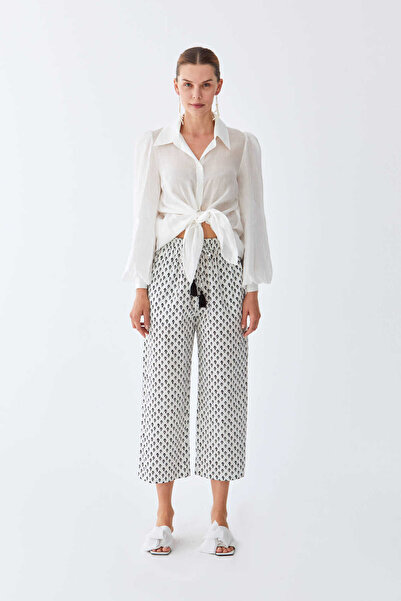 Roman Lastikli Kadın Pantolon Standart Renk Y9920702_089