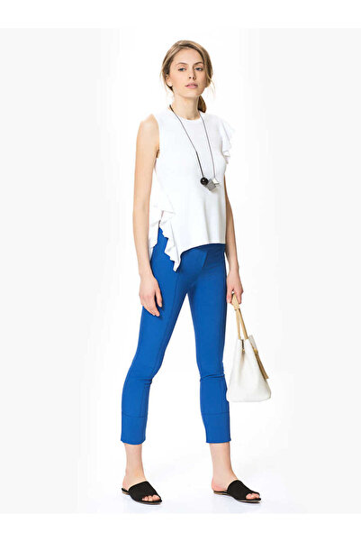 Roman Skinny Kadın Pantolon Saks Y1722005_021