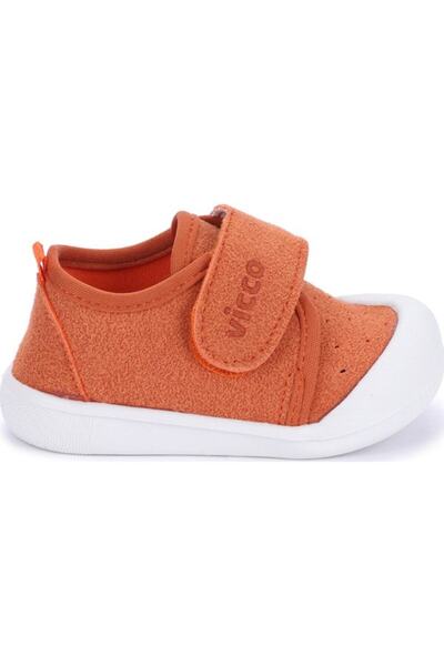 Vicco V1051937 First Step Orange Girls Boys Baby Booties Slippers Unisex Daily Sports Shoes