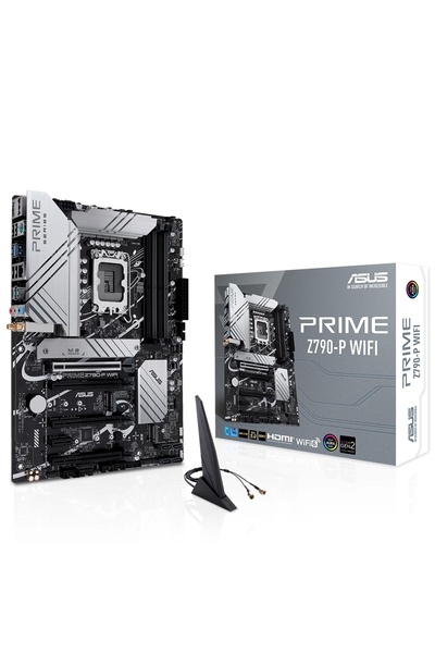 ASUS PRIME Z790-P WIFI Intel Z790 LGA1700 DDR5 7200 DP HDMI 3x M2 Usb3.2 Axe Wifi BT Aura RGB 2.5 جيجابت