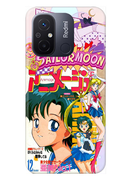 Newon حافظة هاتف مطبوعة لهاتف Xiaomi Redmi 12c Sailor Moon Moon Warrior