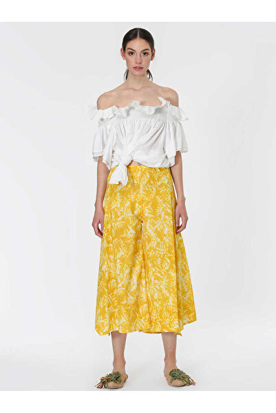 Roman Desenli Kısa Paça Pantolon Standart Renk Y1966116_089