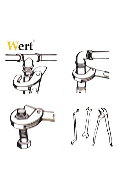 WERT مجموعة مفاتيح عالمية W2190 مقاس 9-32 مم