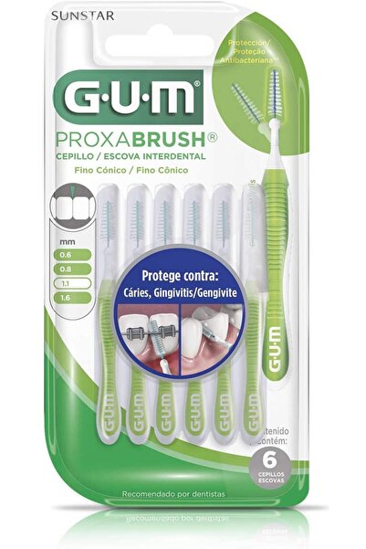 BUTLER فرشاة تنظيف بين الأسنان ترافلر لإزالة البلاك 1.1 مم، 6 قطع