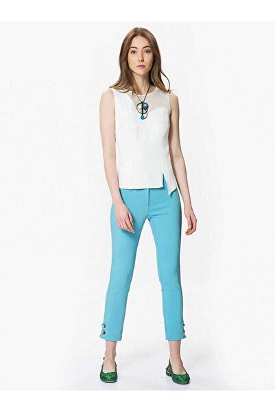 Roman Paça Detaylı Pantolon Mavi Y9912013_036