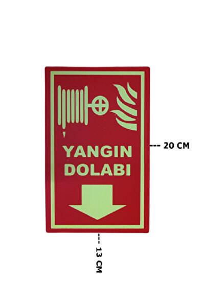 Fosforlu Yangın Dolabı Levhası