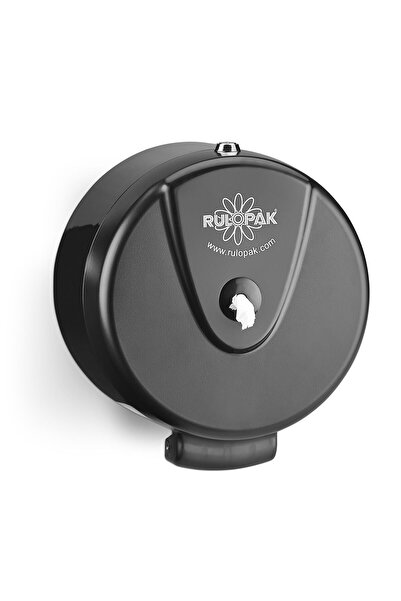 Rulopak İkiz Mini Cimri Içten Çekmeli Tuvalet Kağıdı Dispenseri - Siyah