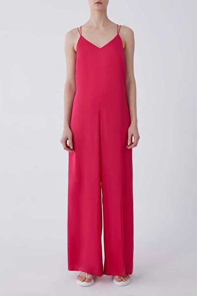 Roman İp Askılı Bol Tulum Fuşya Y2112407_003