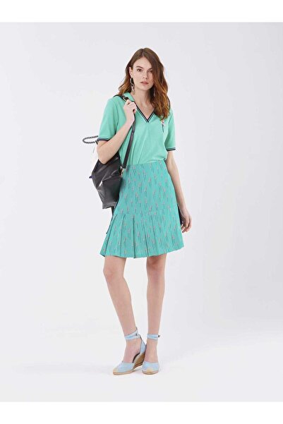 Roman Pileli Desenli Etek Standart Renk Y1815022_089