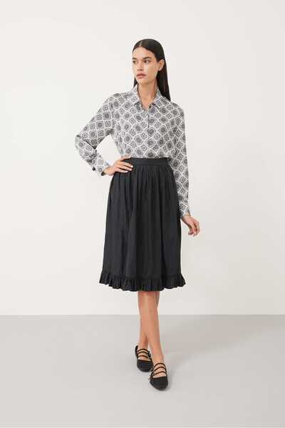 Roman Tafta Midi Boy Etek Siyah K2335005_001