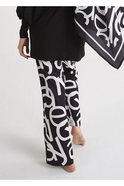 Mayovera Hijab Swimsuit - Single Pantalon - Logo Motif