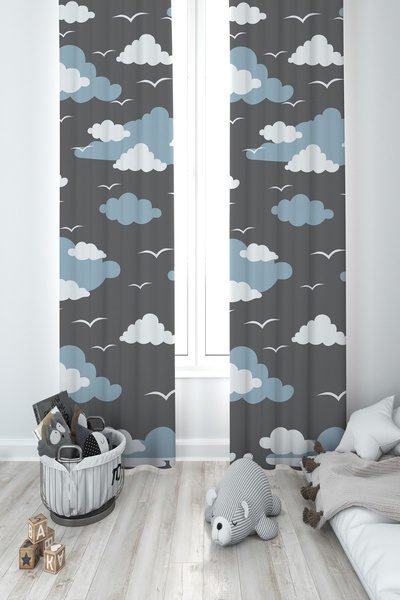 BAMBAŞKA MODA DEČJA I DEČJA SOBA Oblak i Galeb Sa deznom 2 Krila Zavesa za dr...