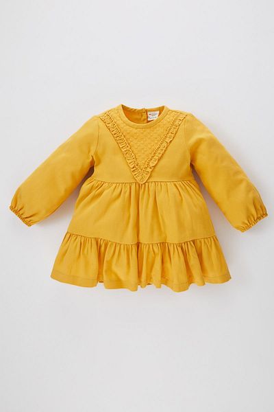 DeFacto Baby Girl Long Sleeve Twill Dress B3502a523wn