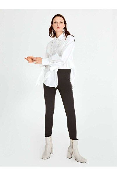 Roman Skinny Kadın Pantolon Acı Kahve K2012011_223