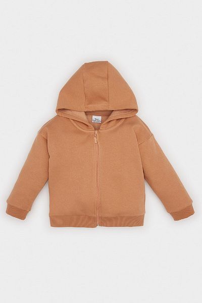DeFacto Baby Girl Soft Feather Hooded Zipper Sweatshirt - D0750A524Au