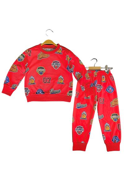 MAXI DRY Long Sleeve Two-Piece Set, Los Angeles Printed Age 2-8