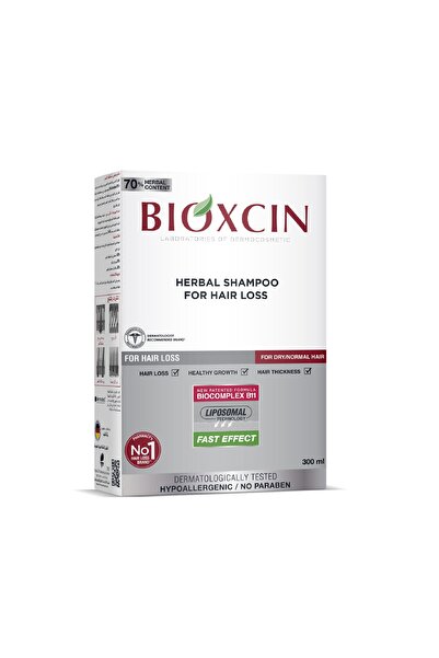 Bioxcin شامبو عشبي لتساقط الشعر - للشعر العادي/الجاف - 300 مل