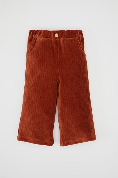 DeFacto Baby Girl Elastic Waist Corduroy Trousers D4996A524Wn