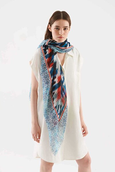 Roman Renkli Kadın Şal Standart Renk Y2284107_089