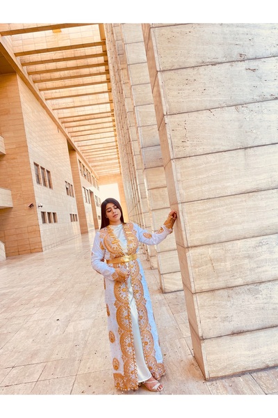 ABAYLAR Gold Kaftan