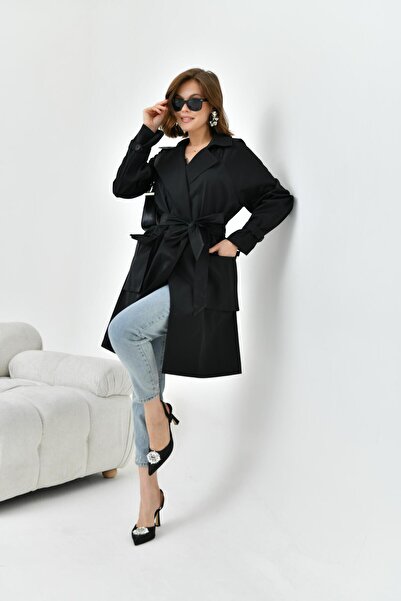 Garmi Kadın Paraşüt Kap Siyah