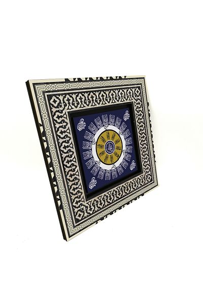 Sadrazam 41 Bucăți Masă MDF Imprimată Mashallah în formă de mărgele de ochi rău 20x20 Kh-224