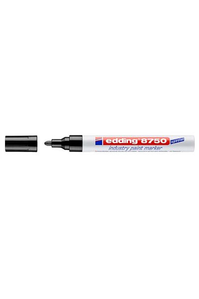 Edding E-8750 Model Full Cover White Industry Pen