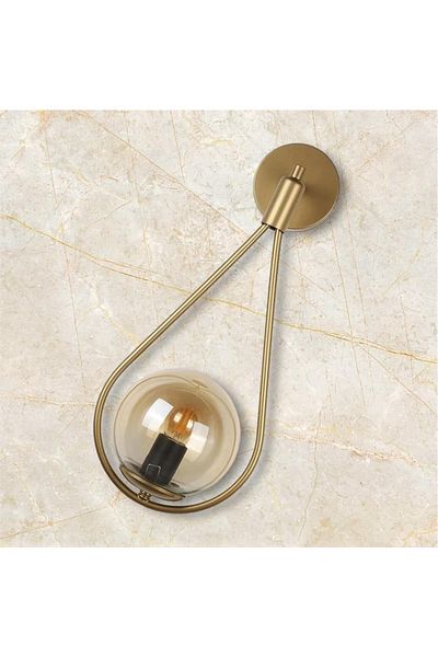OSC HOME Damla Sconce Honey Glass