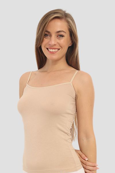 Arma Yıldız 2-Pack Skin Color Women's Bamboo String Strap Tank Top