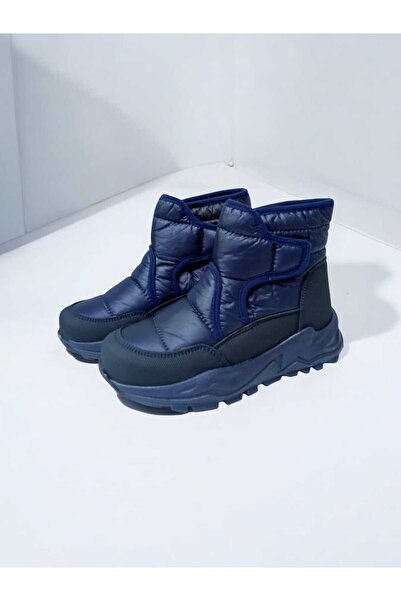 pediashoes ERKEK ÇOCUK İÇİ KÜRKLÜ SU İTİCİ KAYMAZ ORTOPEDİK TABANLI HAFİF VE ESNEK KAR BOTU
