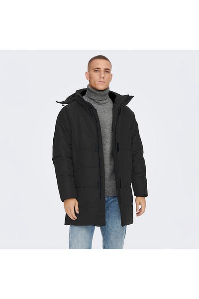 Only & Sons 22020156   Μαντίλι - Lifelong Qulted Overcoat, Otwa Noos