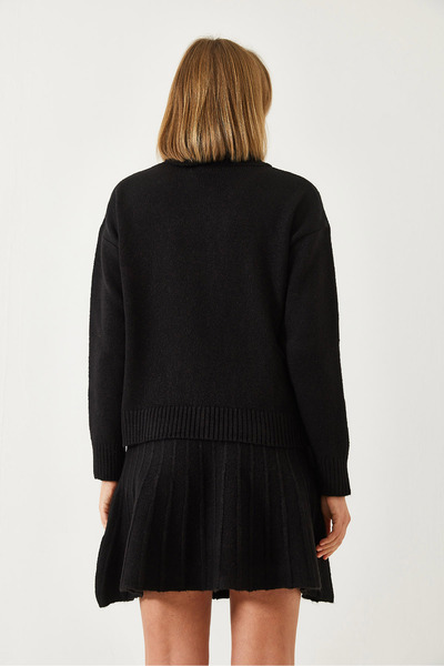 Bianco Lucci Set de tricotaje cu fustă pentru femei 20246911