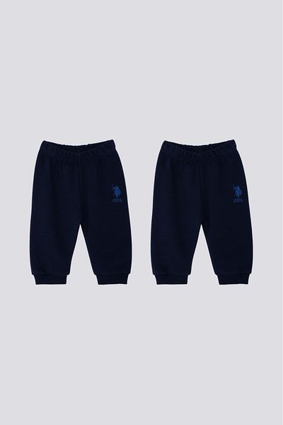 U.S. Polo Assn. Base. Polo Assn Baby Boy Navy Blue 2-Piece Sweatpants