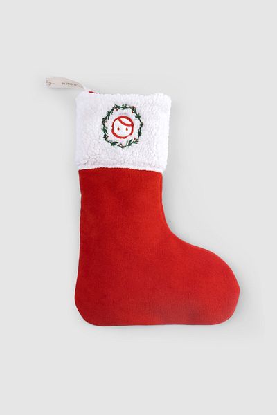 Little Gusto Christmas Ornament Red Booties
