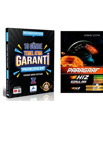 paraf yayınları Paraf Yayınları 10 Günde Temel Atma Problemler Garanti -Hız V...