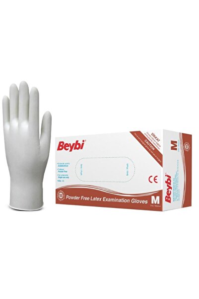Beybi قفازات أطفال لاتكس خالية من البودرة M