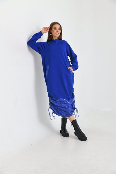 Garmi Rochie de damă Saks Blue - Design cu două șiruri
