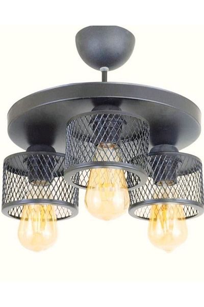OSC HOME Cage Triple Chandelier