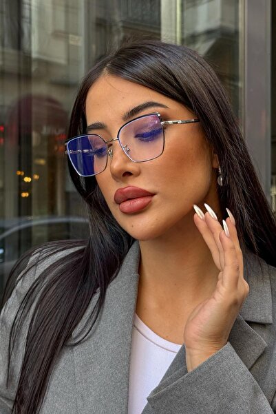FALAN EYEWEAR Lelas Kadın Blue Block Gözlük Gold-Siyah