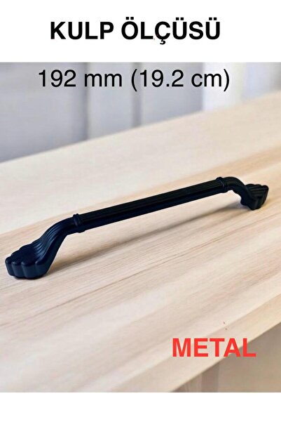 YAKUT AKSESUAR (19,2cm)-Metal Alüminyum Mobilya Dolap Kulp Kulpu Çekmece Mutf...