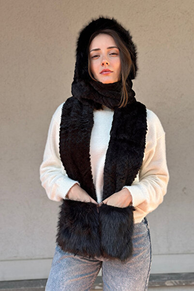 novon تفاصيل من الفرو الصناعي، قبعة صغيرة فائقة الجودة ذات ملمس ناعم للغاية م...