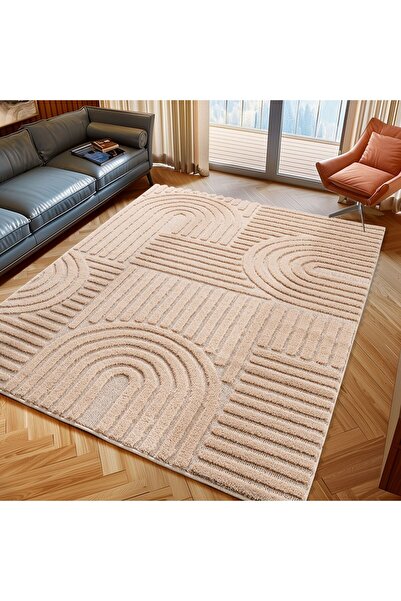 my şekil MYDECO CARPET modern soft yumuşak bukle taban kabartmalı  Salon oturma odası mutfak halısı